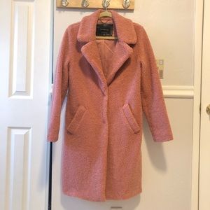 Lucky Brand Faux Shearling Mid Jacket